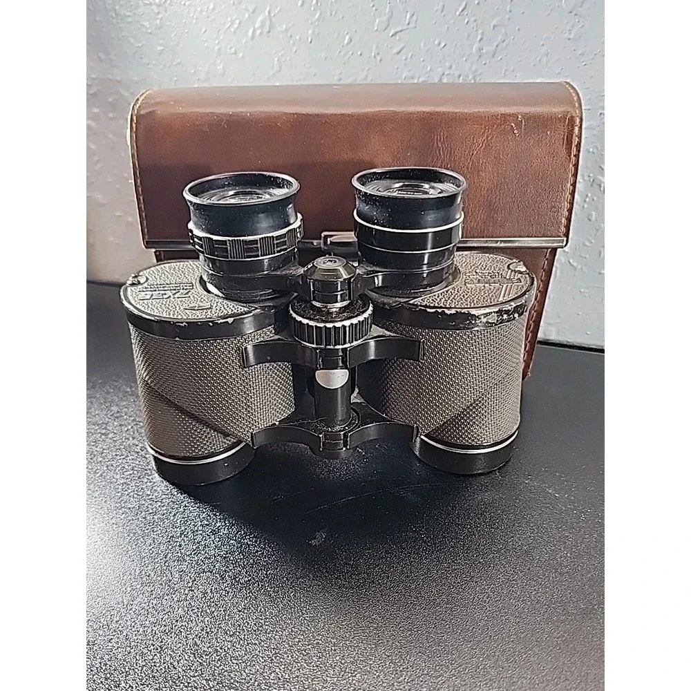 Vintage EMPIRE Model 270 7x35 Fast‎ Focus Binoculars With Case Work Great